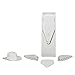 Börner Starter Set V1 mandolina Slicer en Blanco: un Cortador de Verduras y Frutas con Cuchillas de Acero Inoxidable
