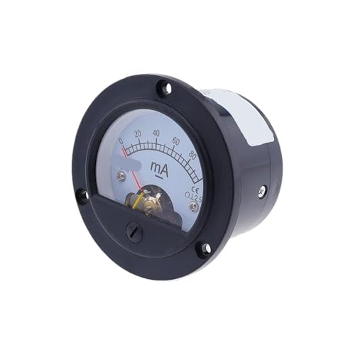 Outils de mesure du courant continu ammètre circulaire DC 1mA et pointeur milliampèremètre