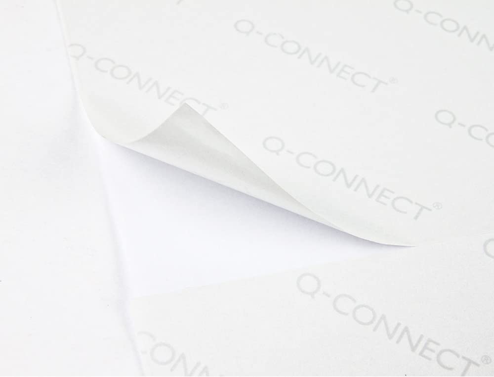 ETIQUETA ADHESIVA Q-CONNECT KF10660 TAMAÃ?O 105X148,5 MM FOTOCOPIADORA LASER INK-JET CAJA CON 100 HOJAS DIN A4 10 Unidades