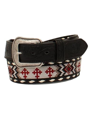 M&F Western 3-D Southwestern Cross with Lace Black- D100012601