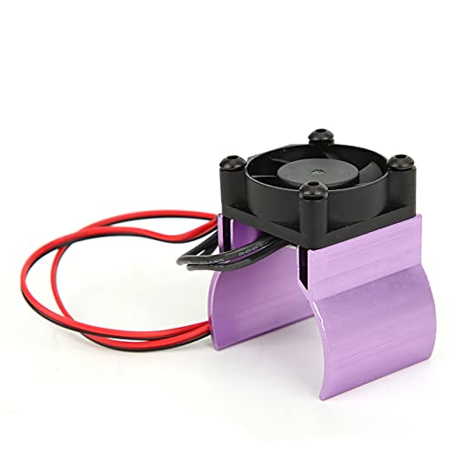 Wentylator chłodzący radiator silnika akcesoria model samochodu 1/10 RC pasuje do -4 (fioletowy)