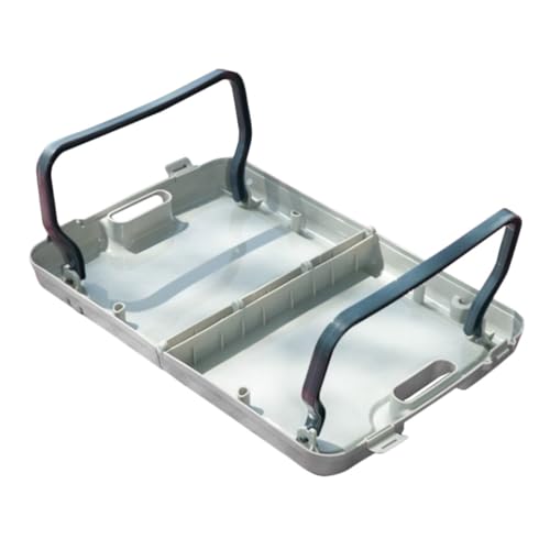 Table pliante camping plastique léger gris clair et pieds robustes - 8