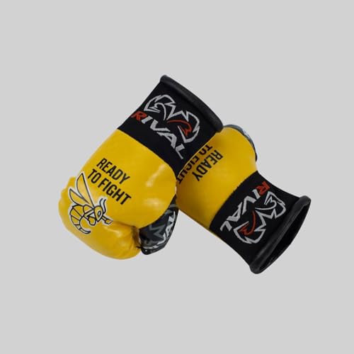 Gant de boxe mini jaune RTF RIVAL pour rétroviseur