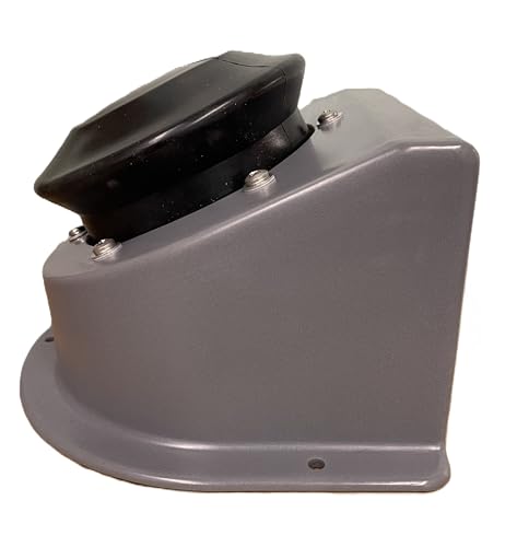 PolyJohn Large Foot Pump (with mounting Base) - Made in USA, up to 4 GPM Self-Priming Water Pump with 1” Hose Barb Connection - Ideal for Marine, RV, Boat, Galley, Sink, and Wash Basin Applications