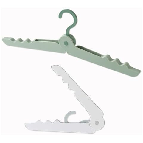 Travel Hangers Foldable Plastic Hangers Portable Travel Hangers Folding Clothes Hangers Outdoor Hangers Clothes for Travel Cover