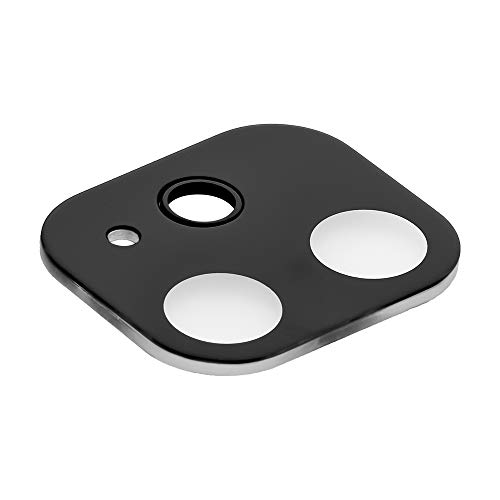 オウルテック iPhone 12 mini カメラレンズ用 レンズプロテクター 全面保護 ガラス フラッシュライト撮影対応 ブラック OWL-CLGIC54-BK