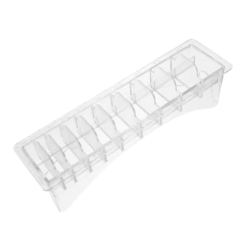 PACKOVE 10grilles Peigne Tondeuse Pour Cheveux Plateau De Tondeuse De Barbier Support De Protection Pour Peignes De Coupe Compartiments