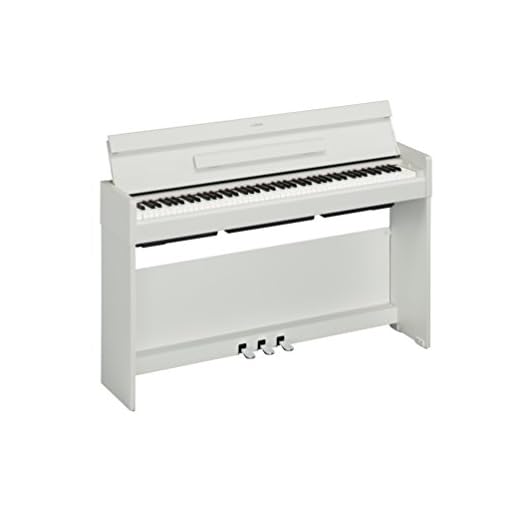 Yamaha YDP-S34 Arius Series Slim Digital Console Pianoforte, Bianco Noce