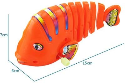 Miniatura 5 de Juguetes para bebés, juguetes de cuerda de animales, lindo juguete de reloj de salto con relojería saltando peces juguetes de cuerda novedosos para