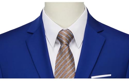 Men's Suit Jacket Single Row Two Buttons Design Business Casual Suit Coat Light Business Jacket Professional Wear3