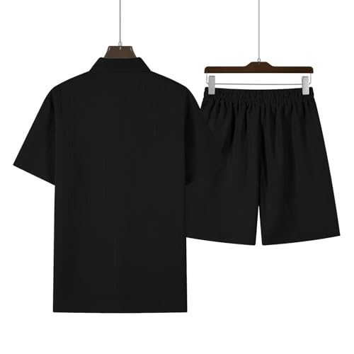 Ensemble homme deux pièces short manches courtes respirant printemps - 5