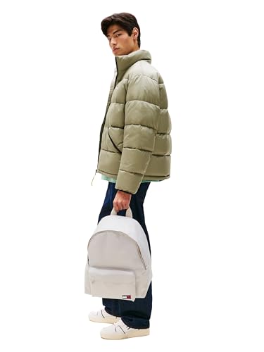 Image of Tommy Jeans Mens Essential Daily Dome Backpack, MYSTIC PEBBLE One Size