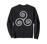 Photo Gallery triskelion, triskele (vintage grigio) simboli celtici felpa Photo Gallery triskelion, triskele (vintage grigio) simboli celtici felpa