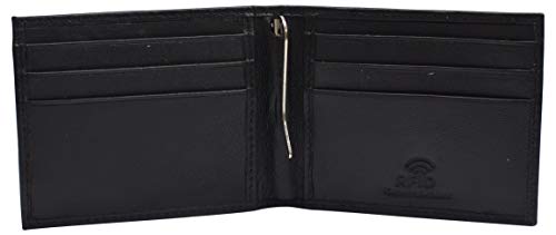 MARSHAL Mens Wallet with Money Clip Slim RFID Front Pocket Wallets for Men