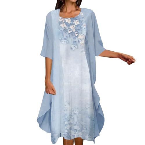Robe sans manches avec ceinture amovible et son gilet fluide pour sculpter votre silhouette