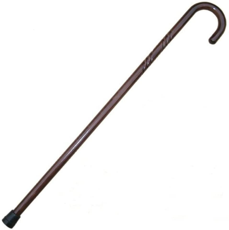 Buy Wooden Cane Curved Handle Solid Wood Cane Umbrella Handle Walking
