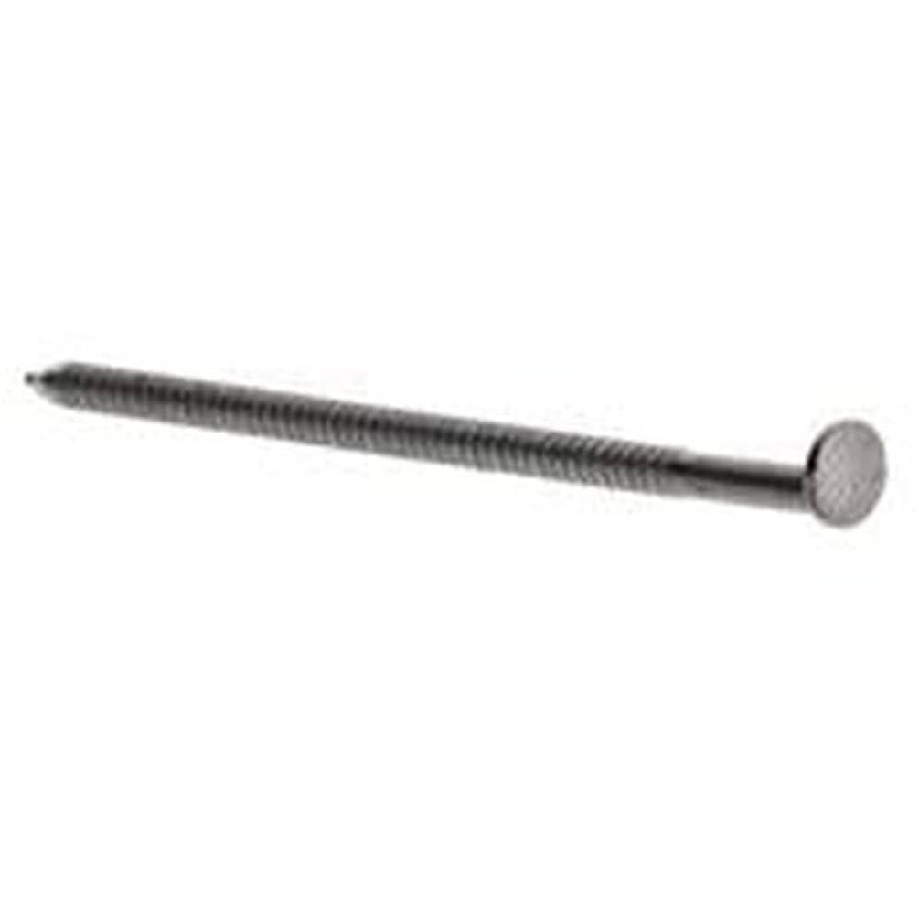 D-Work - Paraguas trenzado galvanizado con cabeza retraída y arandela marrón - 20 x 3,8 x 120 mm