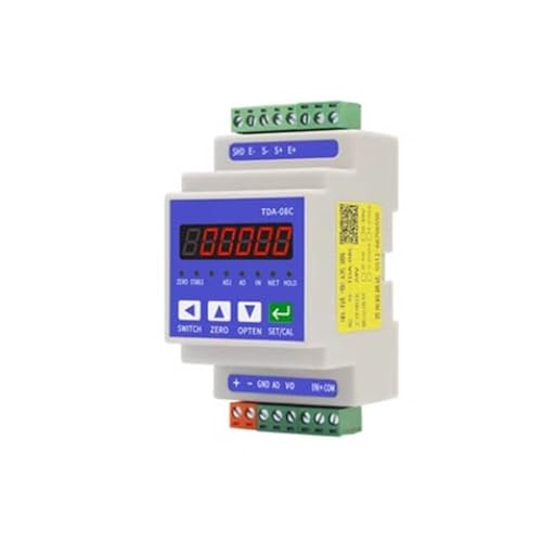 RS232 RS485 高精度重量トランスミッター計量器レール型計量信号アンプモジュール LCD ディスプレイ付き 低エラー 迅速な対応(Model 4)