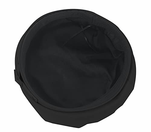 Women Cotton Beret Hat Casual French Beret Hat Artist Classic Beanie Hat Black Stylish Beret Hat Solid Fashion Beret Cap With Adjustable Drawstring Black #TOP4