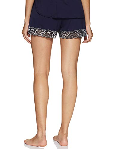 Image of Amante Solid Above Knee Mid Rise Short