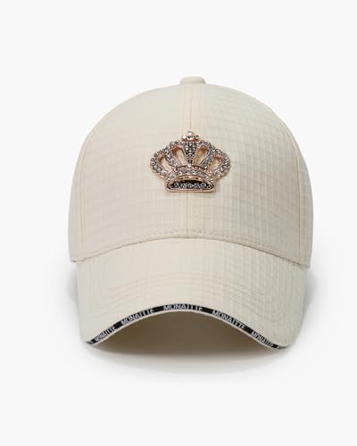 Gorra deportiva ajustable con decoración corona para mujer miniatura 2