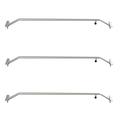 TRUTZHOLM 3X Alu-Bügel für Anhänger Flach-Planen verstellbar 1065-14580mm Planenstütze