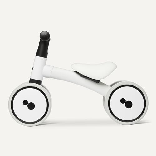 Amazon Basics Balance Bike, 4-Wheel Toddler Bike for Ages 12-24 Months, Sturdy Frame, Scratch Resistant Wheels, Comfortable Seat, Rounded Design, for Learning to Walk and Ride - image 3