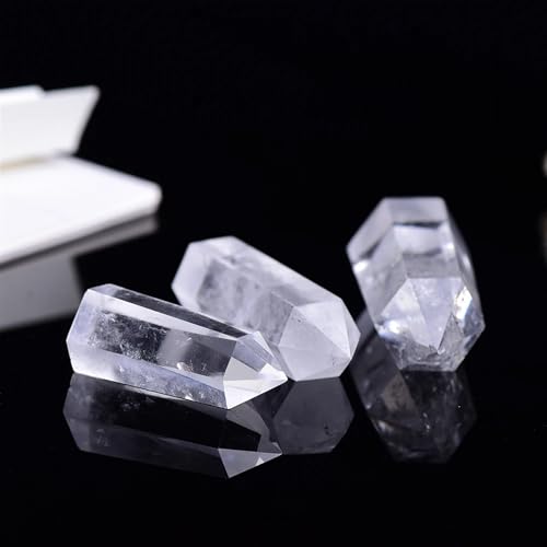 Cristal de quartz transparent 60-70mm pointe naturelle - 7