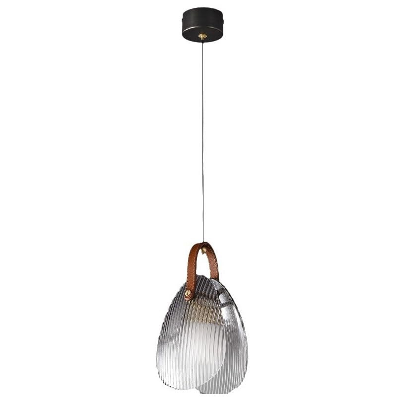 Lustre de personnalité en verre moderne pour illuminer avec élégance le plafond de votre salon
