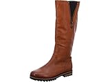 Echtes Leder Remonte R2277 Damen Langschaft Stiefel, braun (chestnut/24), 40