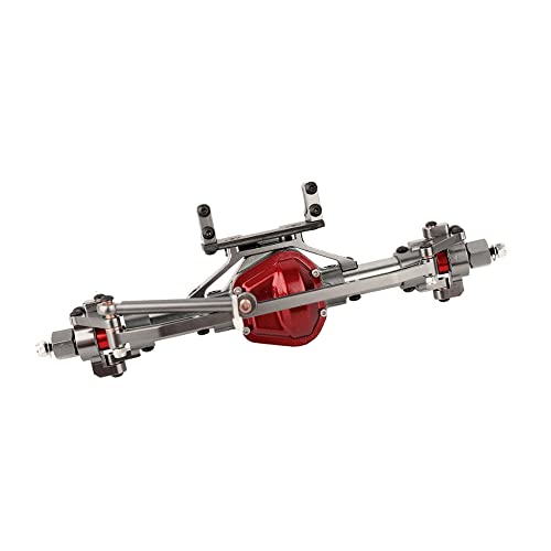 1/10 Metal Front Rear Set Axle Rc Crawler Car For Axial Scx10 Upgrade Accessories(Titanium) #TOP1