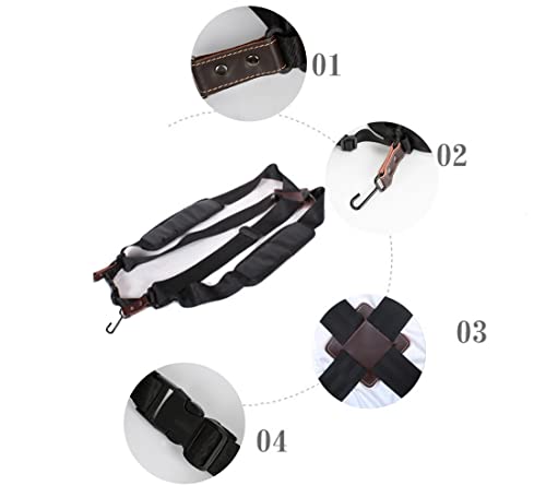 Padded Djembe Shoulder Strap Adjustable African Hand Drum Sling Belt Comfort Shoulder Harness Percussion Accessories