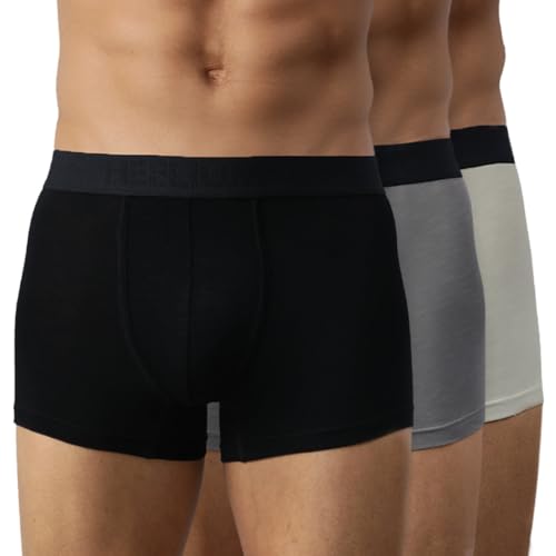 Image of HEELIUM Bamboo Underwear Trunk for Men | 3X Softer Than Cotton & Odour Free | Stretchy Fabric & Durable Waistband
