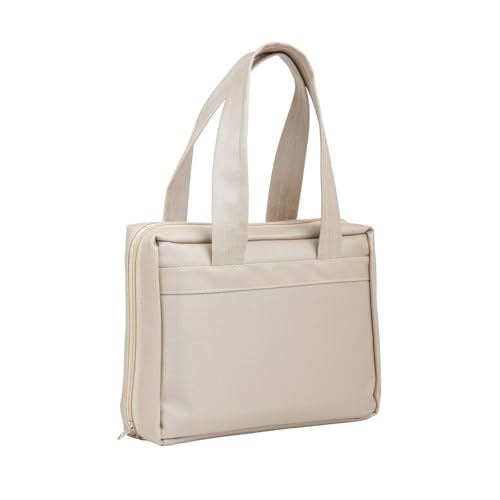 Pasta Mostruário Genérico - Bolsa para Joias em Couro e Veludo com 4 Compartimentos e Fechamento de Zíper - Rosê