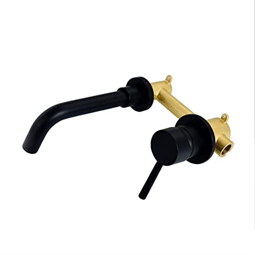 Raccords muraux pour robinet de lavabo encastré cuivre chaud froid