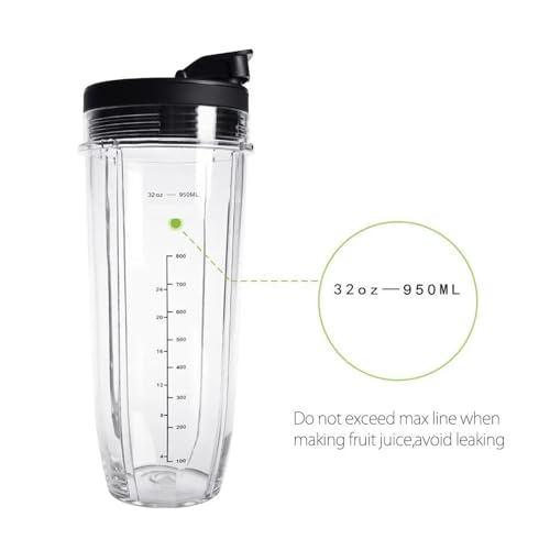 Repuesto Vaso para Licuadora Compatible Ninja 24oz/32oz miniatura 5