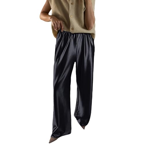 Pantalon décontracté pour femme ample idéal pour le bureau et les sorties