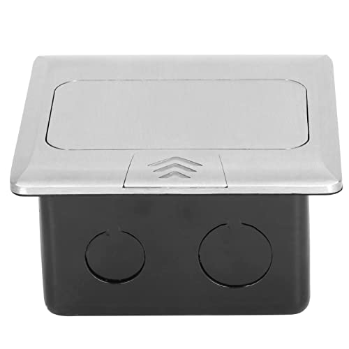 Tomada elétrica de piso dupla USB rápida pop-up tampas de tomada de piso caixa embutida soquete de m