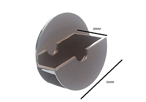 Supports en plastique chromés auto-adhésifs pour organiser la maison