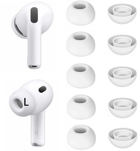 A-Pcas �C���[�s�[�X AirPod Pro ��3����Ή� �V���R���� �C���z���J�o�[ �C���[�`�b�v 5�y�A���� �_�炩�� ���K ���[�P�[�X�t�� L�T�C�Y 5�y�A�Z�b�g �z���C�g 9325pwL