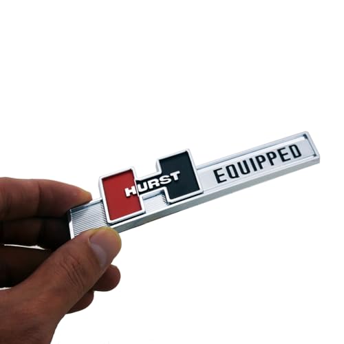 1Pc Hurst Equipped Emblem 3D 1361000 Shifter Badge Logo Nameplate