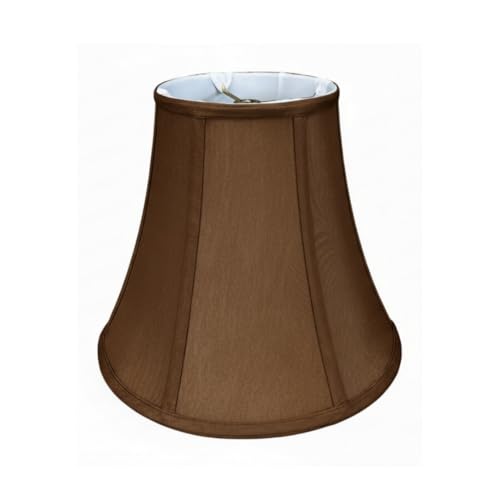 Image of Royal Designs, Inc. BSO-704-12BR True Bell Basic Lamp Shade, 6.5 x 12 x 10.5, Brown