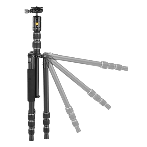 Image of Vanguard VEO 3GO 204AB G2 Lightweight Aluminum Travel Tripod with Arca-Compatible Ball Head, Smartphone Holder, Bluetooth Remote, and Tripod Bag