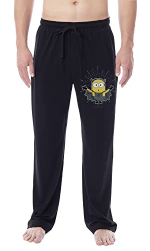Despicable Me Mens' Bat Minions Halloween Character Sleep Pajama Pants
