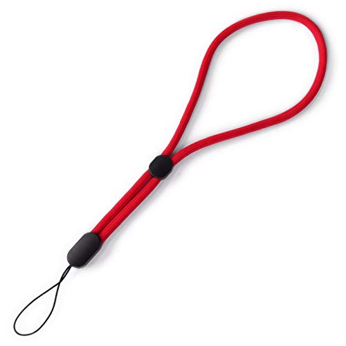 trage.band® dragonne courte réglable pour poignet, rouge