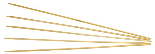 Aiguille 20cm 0 Hamanaka Ami Ami jeu de 5 pointes courtes pour une glisse fluide du fil