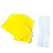 Produktbild Allein 24PCS Gelbsticker, Gelbtafeln klein, Beidseitig Gelbtafeln, Klebende Fliegenfalle für Zimmerpflanzen, Gelb Fliegenfänger Sticker, Klebrige Insektenfallen und inkl. 24 Kabelbinder