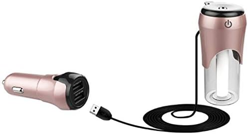 DXPSLGrvd FC20 cargador de coche de coches purificador de aire humidificador Soporte for cargar el teléfono Carga rápida cargador de coche rápido 3.0 USB dual. (Color : Pink)
