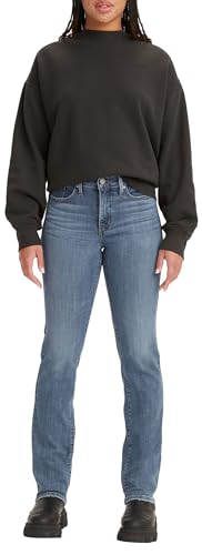 Levi's Damen 314 Shaping Straight Jeans, Lapis Gem, 33W / 32L