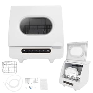 Suvnlsy Mini Tischgeschirrspüler mit Wassertank